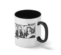 Nana Anime Osaki Manga Black Stones Blast Bianco tazza di caffè con Nero Rim & Handle Mug