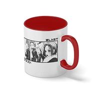 Nana Anime Osaki Manga Black Stones Blast Bianco tazza di caffè con Red Rim & Handle Mug