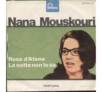 Nana Mouskouri - Rosa D'atene / La Notte Non Lo Sa [Vinile 7 pollici - 45 Giri]