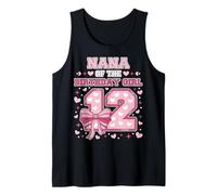 Nana of Birthday Girl Pink 12" Cuore Fiocco Coquette Bow 12 Canotta