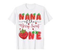 Nana of The Berry Sweet One Strawberry 1 ° Compleanno Maglietta