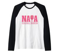 Nana Pickleball Champion Paddle Player Grafica Maglia con Maniche Raglan