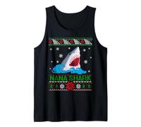Nana Shark divertente pigiama natalizio abbinato Canotta