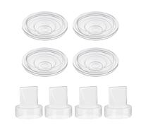 NaNaLazy Set di valvole a becco d'anatra e diaframma in silicone per tiralatte indossabili S9, S12, S9pro e S12pro, 8 pezzi, non trasparente, per prestazioni migliorate e facile manutenzione