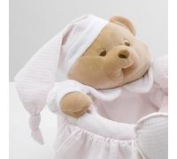 NANAN Cesta portaoggetti Neonato con Orsacchiotto colore Rosa - Puccio