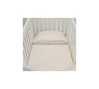 NANAN Completo Culla Ovale per Neonati Coordinato Lettino in Cotone Beige - Tato