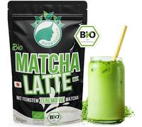 NanaNatura's Bio Matcha Latte Polvere con Cerimonia Matcha dal Giappone - 250g | a base di bevanda d'avena | per godersi caldo o freddo