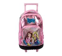 Nancy 700016027, Zaino Trolley e Ruote 3 Anni Unisex-Bambini, Rosa - NUOVO