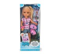 Nancy Bambola con Lunghi Capelli e Scarpe con Le Rotelle