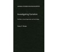 Nancy C Dorian Investigating Variation (Copertina rigida)