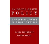 Nancy Cartwright Jeremy Hardie Evidence-Based Policy (Tascabile)