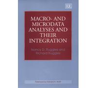 Nancy D. Ruggles Ric Macro- and MicroData Analyses and their (Copertina rigida)