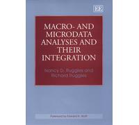 Nancy D. Ruggles Ric Macro- and MicroData Analyses and their (Copertina rigida)