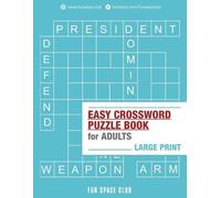 Nancy Dyer Easy Crossword Puzzle Books for Adults Large Print (Tascabile)