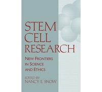 Nancy E. Snow Stem Cell Research (Tascabile)
