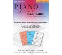 Nancy Faber Piano Adventures Flashcards In-a-Box for Primer 2A (00)