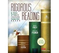Nancy Frey Douglas Fisher Rigorous Reading (Tascabile) Corwin Literacy