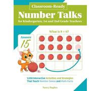 Nancy Hughes Classroom-Ready Number Talks for Kindergarten, First an (Tascabile)