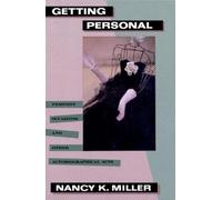 Nancy K. Miller Getting Personal (Tascabile)