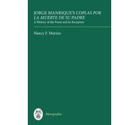 Nancy Marino Jorge Manrique's Coplas por la muerte de su padr (Copertina rigida)