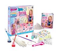 Nancy & Me - Tattoo Studio, Kit per tatuaggi temporanei, crea e personalizza i tatuaggi, include un applicatore per tatuaggi, 120 diversi disegni multicolori, per bambine/i + 8 anni, Famosa (NAY00000)