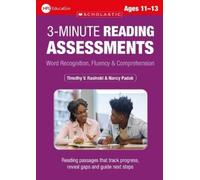 Nancy Padak Timothy 3 Minute Reading Assessment (Tascabile) (PRESALE 10/09/2026)