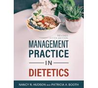 Nancy R. Hudson Patricia Booth Management Practice in Dietetics (Tascabile)