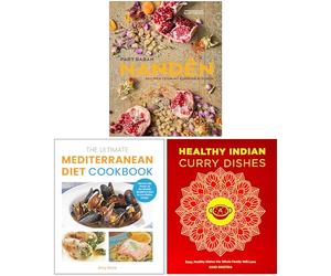 Nandên Recipes from my Kurdish kitchen, The Ultimate Mediterranean Diet Cookbook & Healthy Indian Curry Dishes 3 Books Collection Set