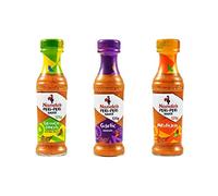 Nando's Peri-Peri Salsa Selezione Medio, Limone ed Erbe, Aglio 125g Ogni