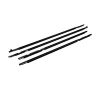 NANGAEBPPW 4 Pezzi Per Toyota Per Prius 1.5L 2004-2009 75710-47010 Guarnizione Parapioggia Laterale Vetro Porta Cintura Gomma Impermeabile