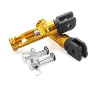 NANGAEBPPW Adattatori Pedane Anteriori Per YAMAHA YZFR6 YZFR6S YZFR1 YZFR1M YZFR1S R6 R1 Accessori Moto Pedana Pedali(Oro)