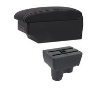 NANGAEBPPW Bracciolo Auto Per R&enault Per Duster Per Dacia Per Duster 2019-2023 Parti Di Retrofit Bracciolo Vanetto Di Stoccaggio Doppio Strato USB(E1 Linea Bianca)