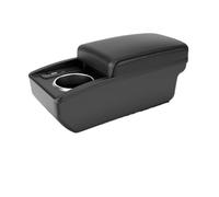 NANGAEBPPW Brasciolo Per N&issan Per DATSUN MIDO NODO Bracciolo Auto Scatola Di Archiviazione Interno Retrofit Bracciolo Centrale(B2 Linea nera 6USB)