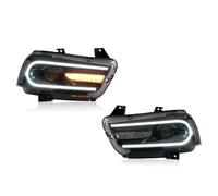 NANGAEBPPW Coppia Di Fari A LED Per Auto Per Dodge Per Charger 2011 2012 2013 2014 Lampada Frontale DRL Indicatori Direzione Plug And Play(Left-hand drive,Regular Version)