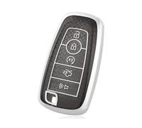 NANGAEBPPW Custodia Per Chiave Auto Per Per Explorer Per Fusion Per Escape Per Edge Per Expedition F150 F250 F350 F450 F550(NERO,Model 1)