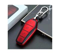 NANGAEBPPW Per BYD Per Song Plus Per Atto 3 Per Han EV Per Tang DM Qin Per Seal Per Dolphin TPU Supporto Portachiavi Custodia Chiave Auto(ROSSO,IMPOSTATO)