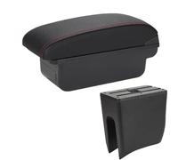 NANGAEBPPW Per Dacia Per Spring Bracciolo Per R&enault K-ZE Bracciolo Auto Vanetto Centrale(C1 Nero rosso NO USB)