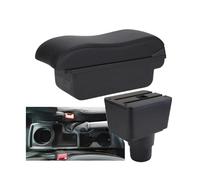 NANGAEBPPW Per F&ord Per EcoSport 2018 2019 2020 2021-2024 Box Bracciolo Auto Scatola Di Archiviazione Braccio Accessori Auto Parti Retrofit(C2 Linea nera NO USB)