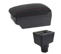 NANGAEBPPW Per F&ord Per Ecosport 2018 2019 2020 2021 Bracciolo Pelle Bracciolo Console Centrale Stoccaggio Interfaccia USB(E1 Linea Rossa)