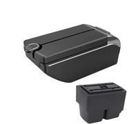 NANGAEBPPW Per F&ord Per Fiesta Vanetto Bracciolo Per F&ord Per Fiesta MK7 Bracciolo Auto 2009-2017 Scatola Di Stoccaggio Accessori Interni(B3 white line 7 usb)