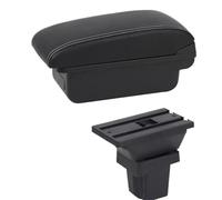 NANGAEBPPW Per Holden Per Trax 2013 2014 2015 2016 2017 Poggiapolsi In Pelle Console Centrale Ripostiglio USB(B1 Linea Bianca)