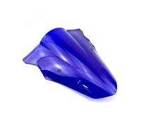 NANGAEBPPW Per Kawasaki Per Ninja 650 Er6f Ex650r 2012 2013 2014 2015 2016 Parabrezza Doppia Bolla(Blu)