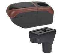NANGAEBPPW Per N&issan Per Sunny Bracciolo Per March Per Micra K13 MK4 IV Auto Bracciolo Scatola Di Immagazzinaggio Automatica Altezza Rinforzo Braccio(Black Curry)