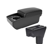 NANGAEBPPW Per N&issan Per Sunny Per March Per Micra K13 2010-2022 Bracciolo Auto Vano Contenitore Pezzi Retrofit(B2 Linea nera 6USB)