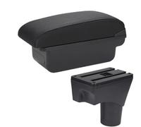 NANGAEBPPW Per N&issan Per Sunny Scatola Bracciolo Per N&issan Per March Per Micra K13 2010-2022 Bracciolo Auto Braccio Scatola Bracciolo Centrale(C2 Linea nera NO USB)