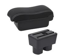 NANGAEBPPW Per N&issan Per Tiida C11 Bracciolo Per N&issan Per Sylphy Per Tiida Per Latio Scatola Bracciolo Auto Scatola Bracciolo Centrale Interna(C3 Nero bianco SENZA USB)