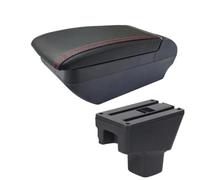 NANGAEBPPW Per N&issan Per Tiida C11 Scatola Bracciolo Per N&issan Per Tiida Per Latio Per Sylphy Scatola Bracciolo Auto Scatola Bracciolo Centrale Interna(F linea rossa Nessuna USB)