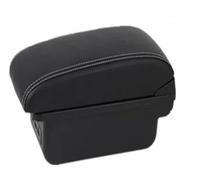 NANGAEBPPW Per Peugeot 207 Scatola Bracciolo Per Peugeot 207 CC Scatola Bracciolo Auto Scatola Di Immagazzinamento Centrale(B3 Nero bianco 3USB)