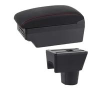 NANGAEBPPW Per R&enault Per Duster Per Dacia I 2010-2019 Bracciolo Contentore Centrale Captur Bracciolo(E1 Linea Rossa)