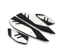 NANGAEBPPW Poggiapiedi Moto Pedali Antiscivolo Poggiapiedi Per Yamaha Per XMAX 125 250 300 400 XMAX125 XMAX250 XMAX300 XMAX400(Argento)